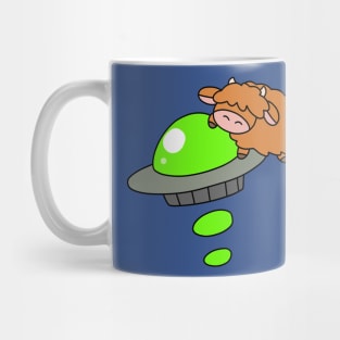 UFO Highland Cow Mug